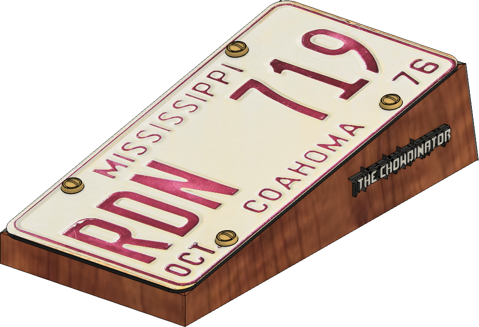 CONNORTONE company memorabilia — The Chowdinator, Mississippi plate